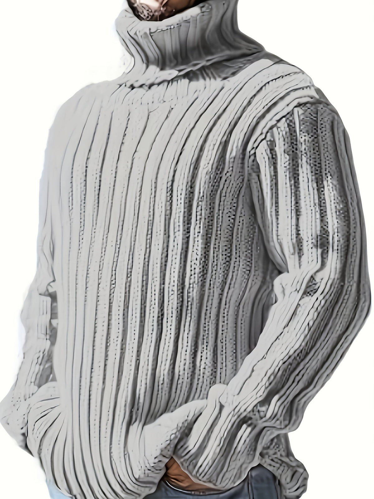Everett | Men's Classic Ribbed Knit Sweater – Pullover Men's Sweater