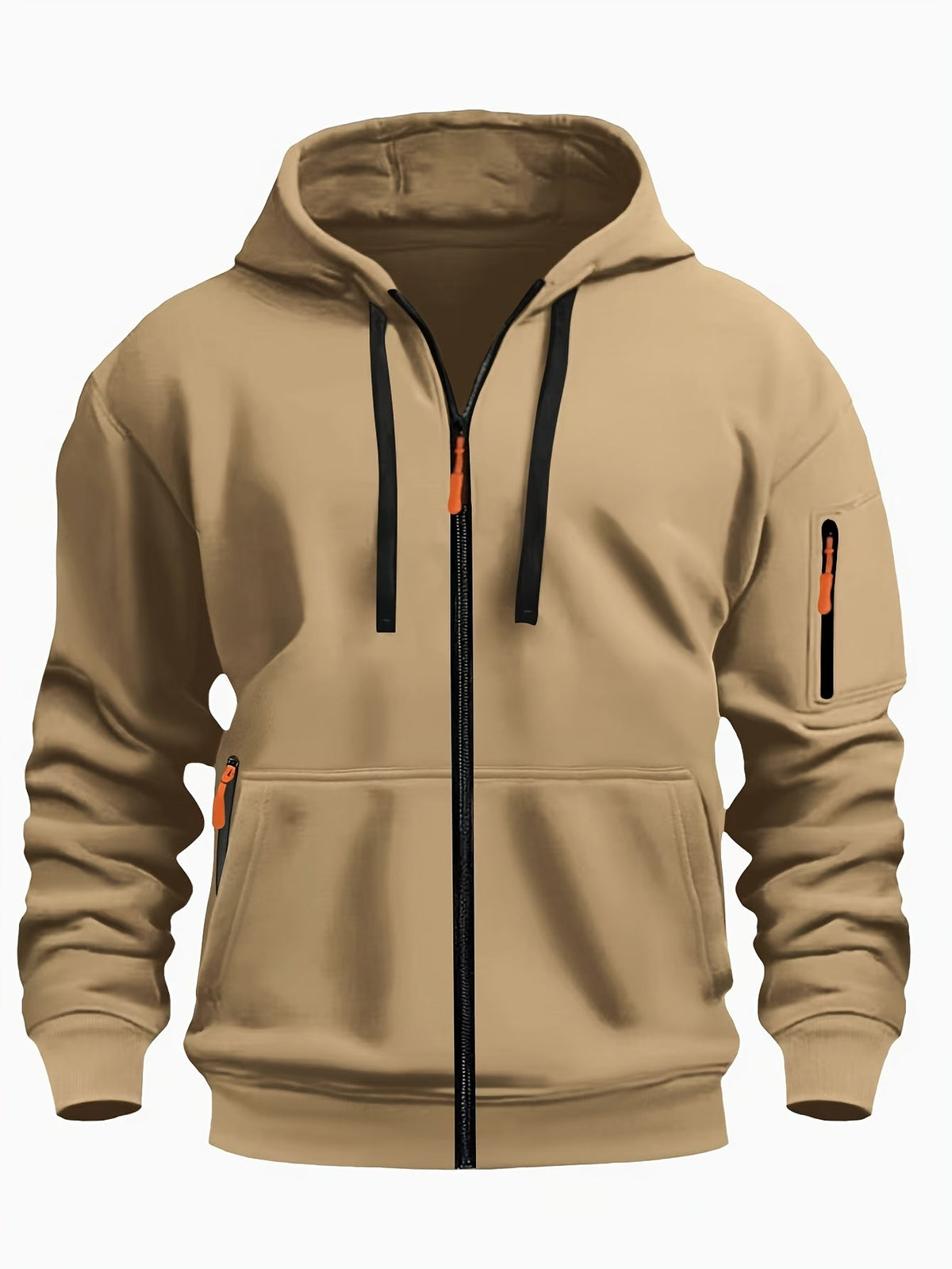 Asher | Men's Soft Zip Up Hoodie – Full Zip Hooded Sweatshirt