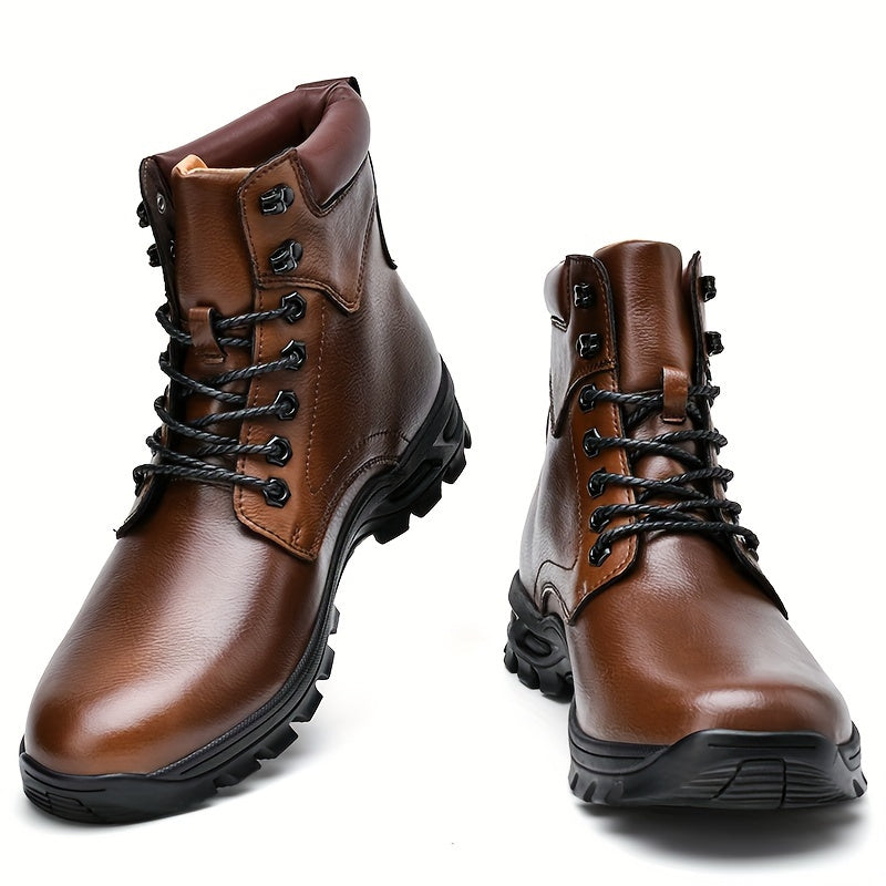 Declan | Men's Lace Up Winter Boots – Rugged Snow Boots