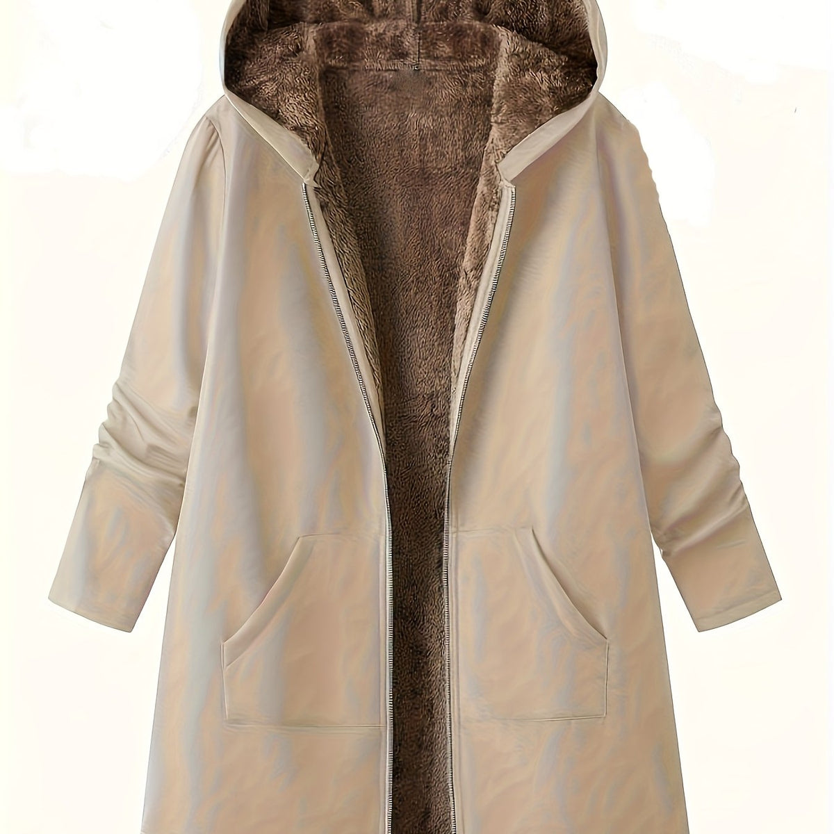 Mira | Women's Longline Winter Parka – Khaki