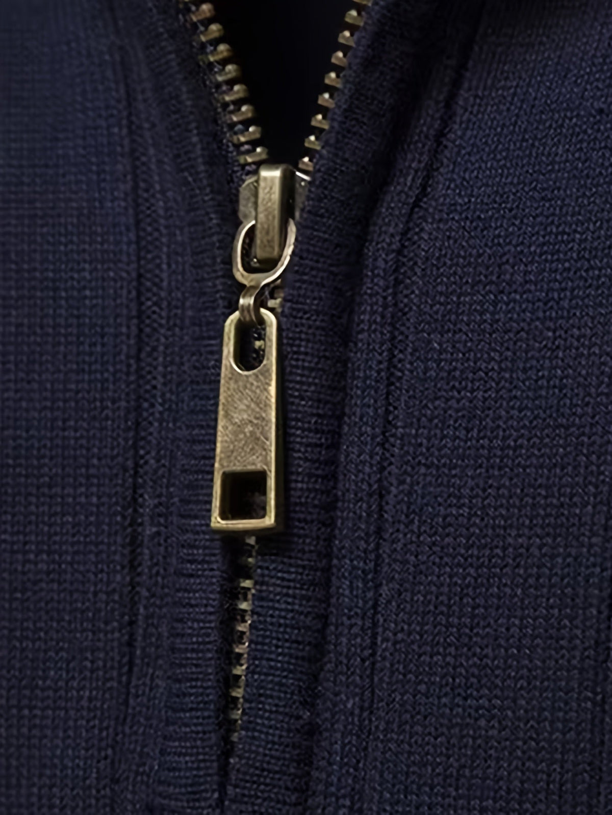 Joel | Men's Stand Collar Quarter Zip Knit Sweater – Soft Pullover