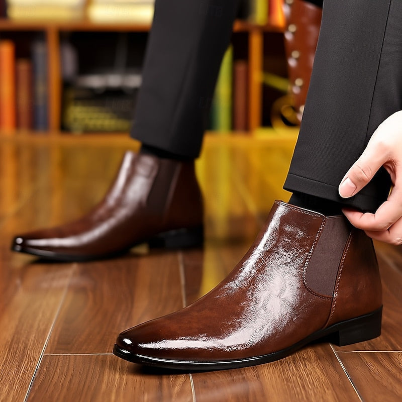 Rex | Men's Sleek Chelsea Boots – Smart Casual Ankle Boots