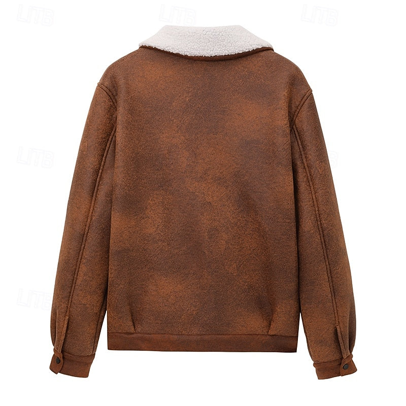 Rowan | Men's Plush Lined Winter Jacket – Warm Winter Coat