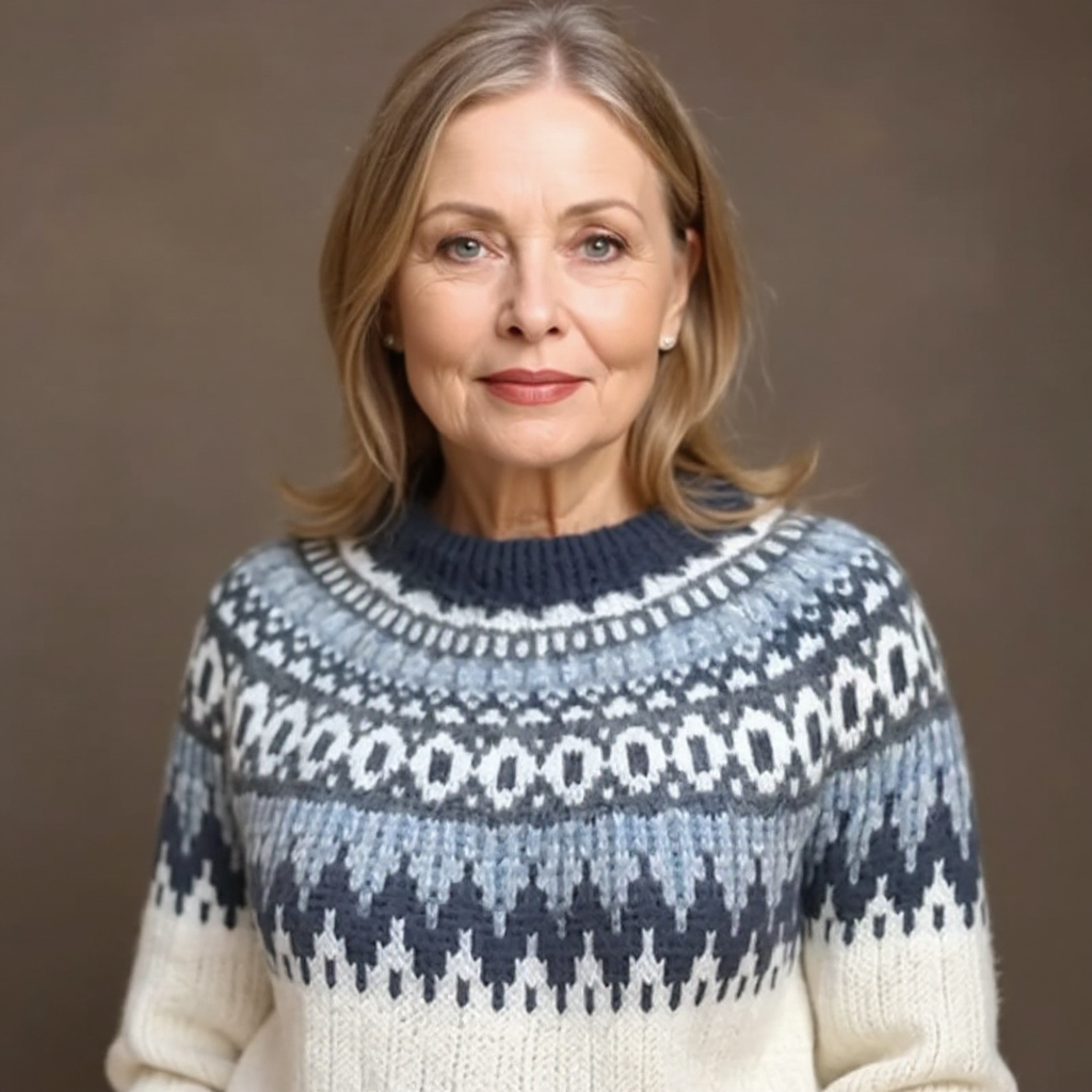 Clara | Women's Itch-Free Icelandic Knit Sweater – Handmade Nordic Pullover