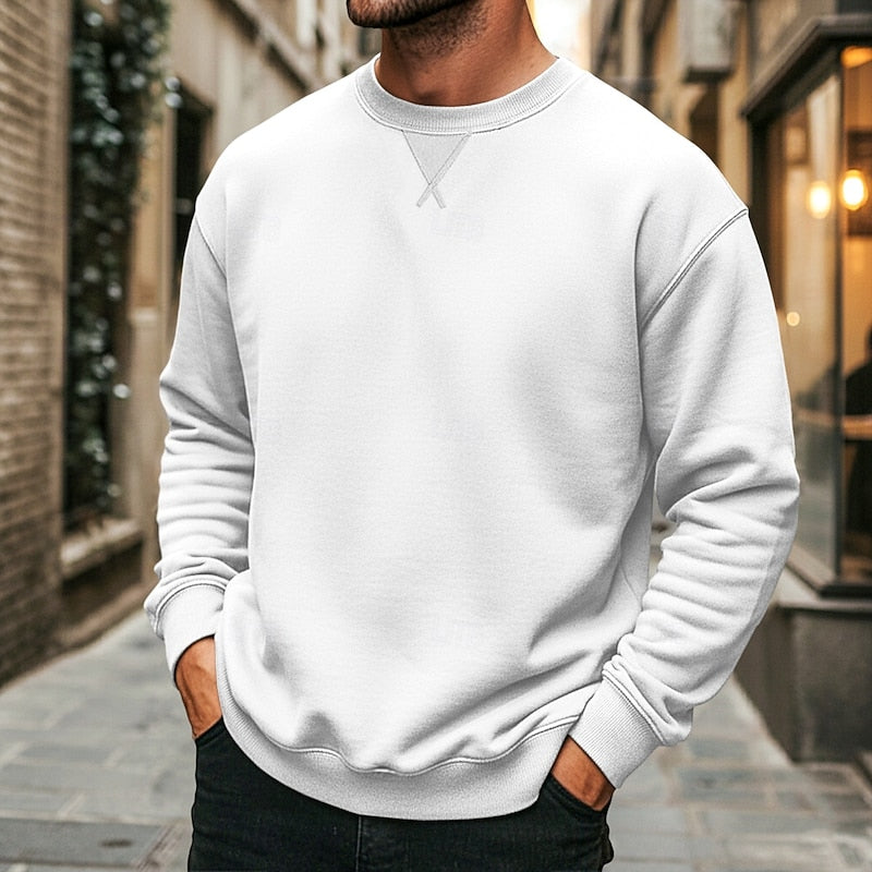Noah | Men's Soft Classic Sweatshirt – White