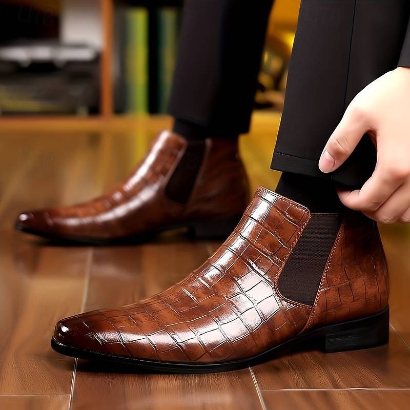 Brooks | Men's Slip On Chelsea Boots – Elastic Side Ankle Boots