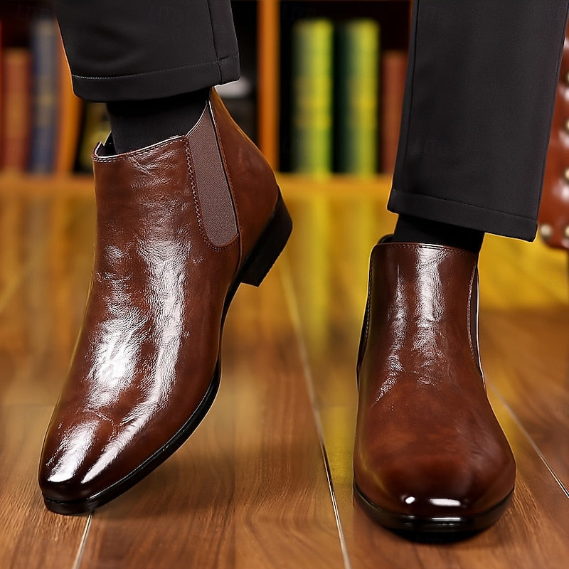 Rex | Men's Sleek Chelsea Boots – Smart Casual Ankle Boots