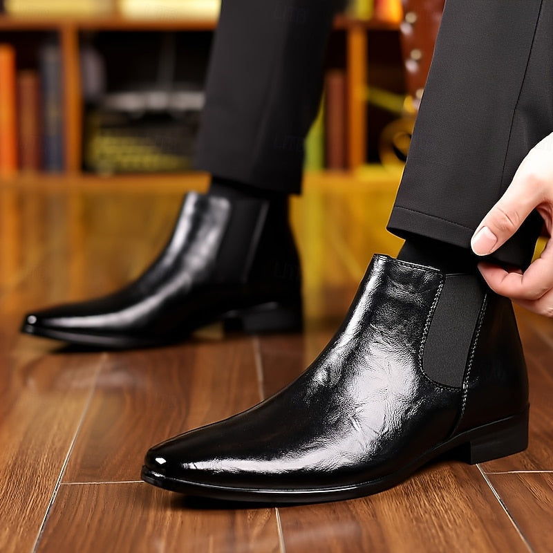 Rex | Men's Sleek Chelsea Boots – Smart Casual Ankle Boots