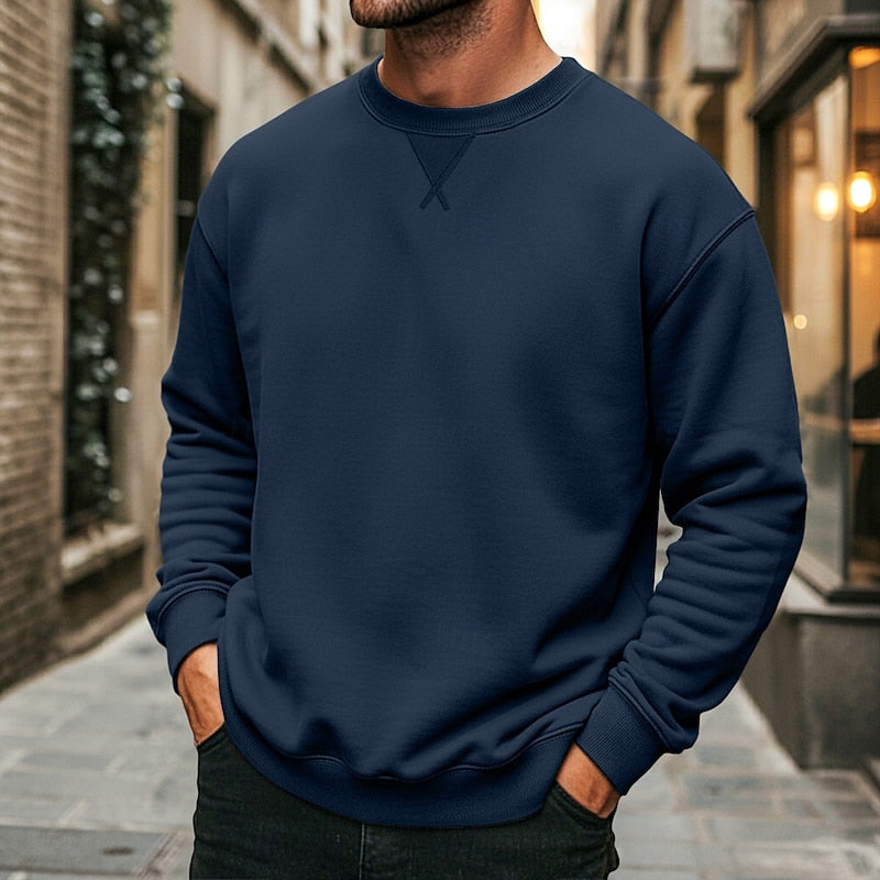 Noah | Men's Soft Classic Sweatshirt – Warm Crew Neck Pullover