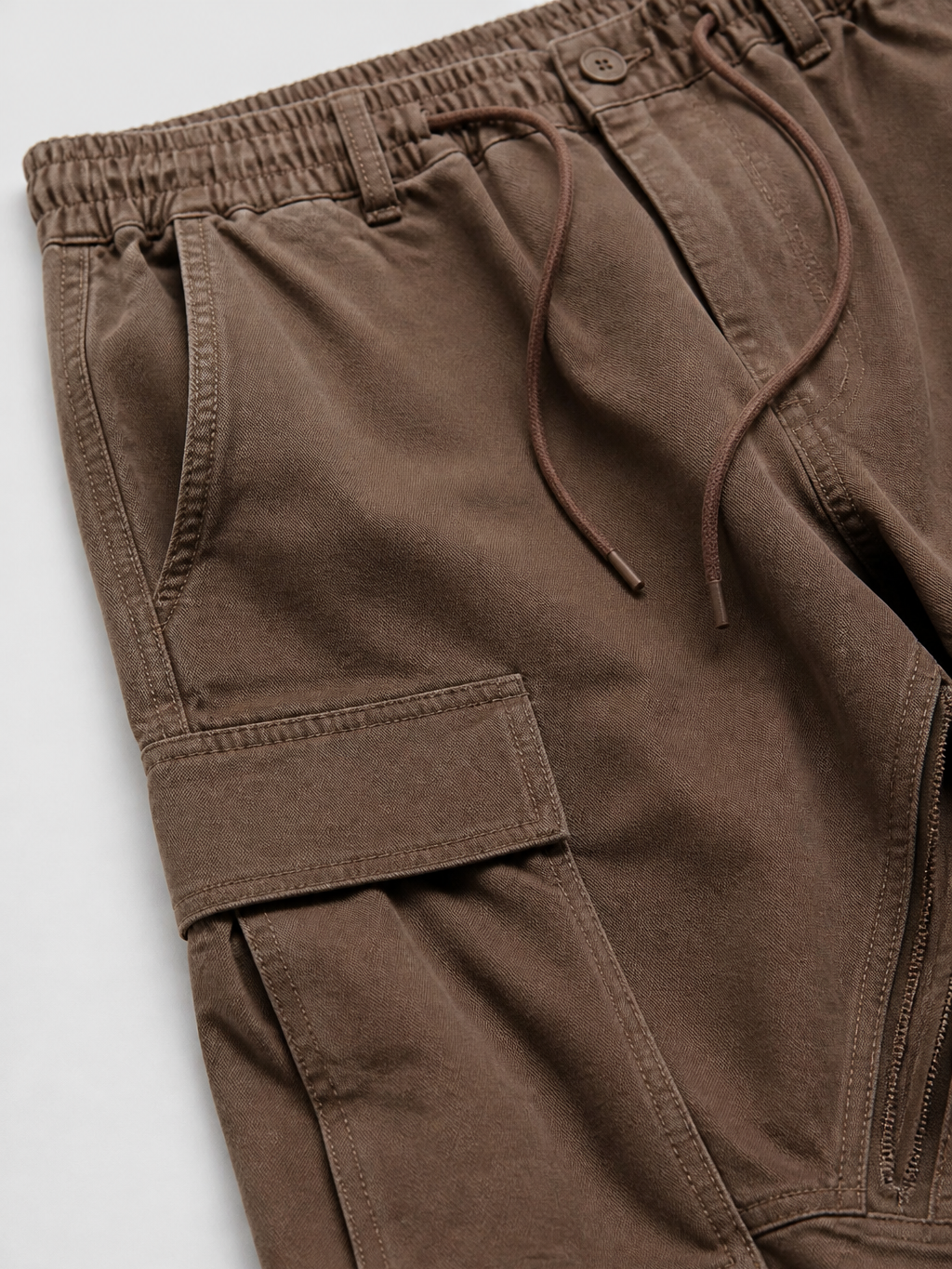 Cole | Men's Drawstring Cargo Pants – Relaxed Fit Utility Trousers