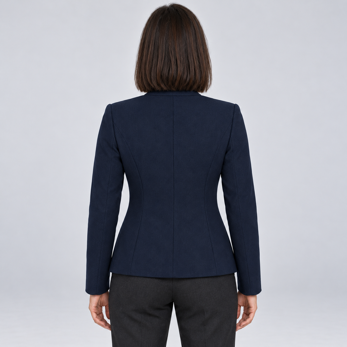 Juno | Women's Longline Open Front Blazer – Relaxed Knit Blazer