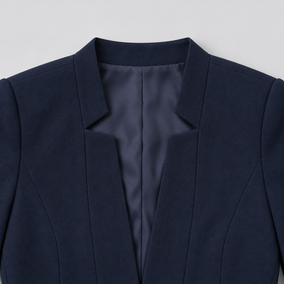 Juno | Women's Longline Open Front Blazer – Relaxed Knit Blazer