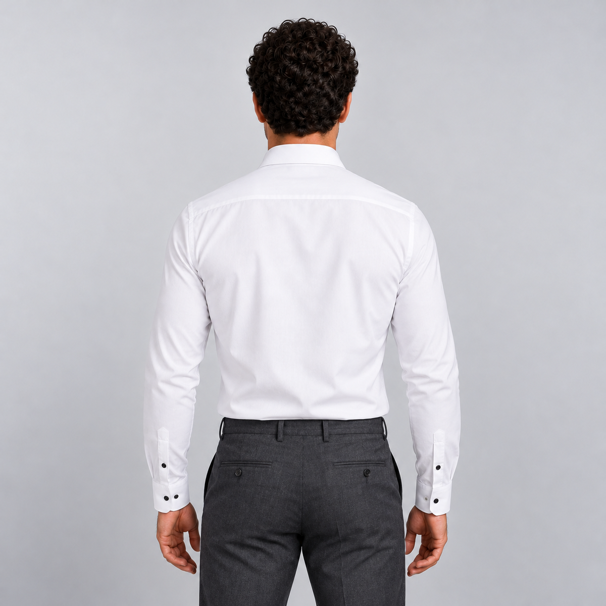 Boyd | Men's Wrinkle Free Dress Shirt – White