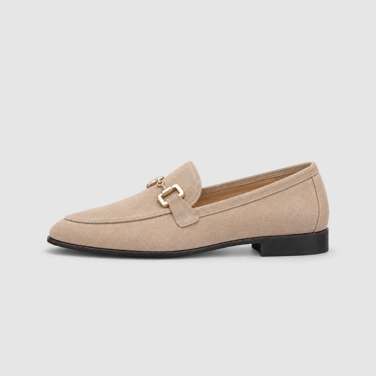 Vince | Men's Suede Look Horsebit Dress Shoes – Slip On Loafers