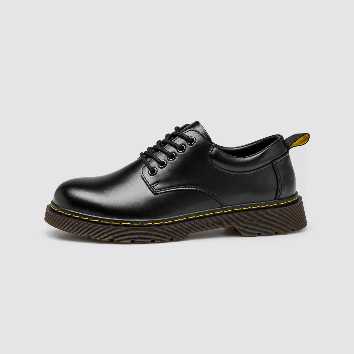 Boyd | Men's Chunky Sole Derby Dress Shoes – Leather Look Lace Up Shoes