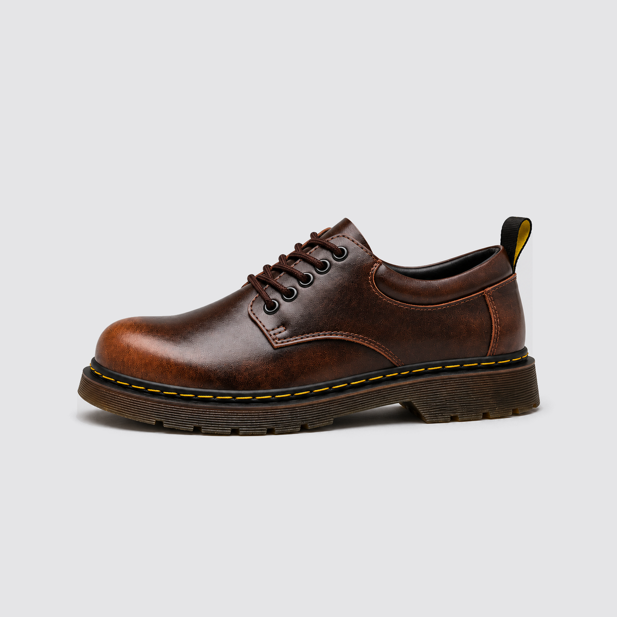 Boyd | Men's Chunky Sole Derby Dress Shoes – Leather Look Lace Up Shoes