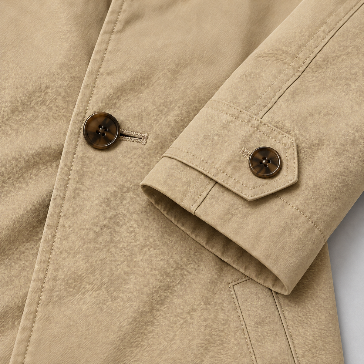 Neil | Men's Tailored Button Front Winter Coat – Longline Overcoat