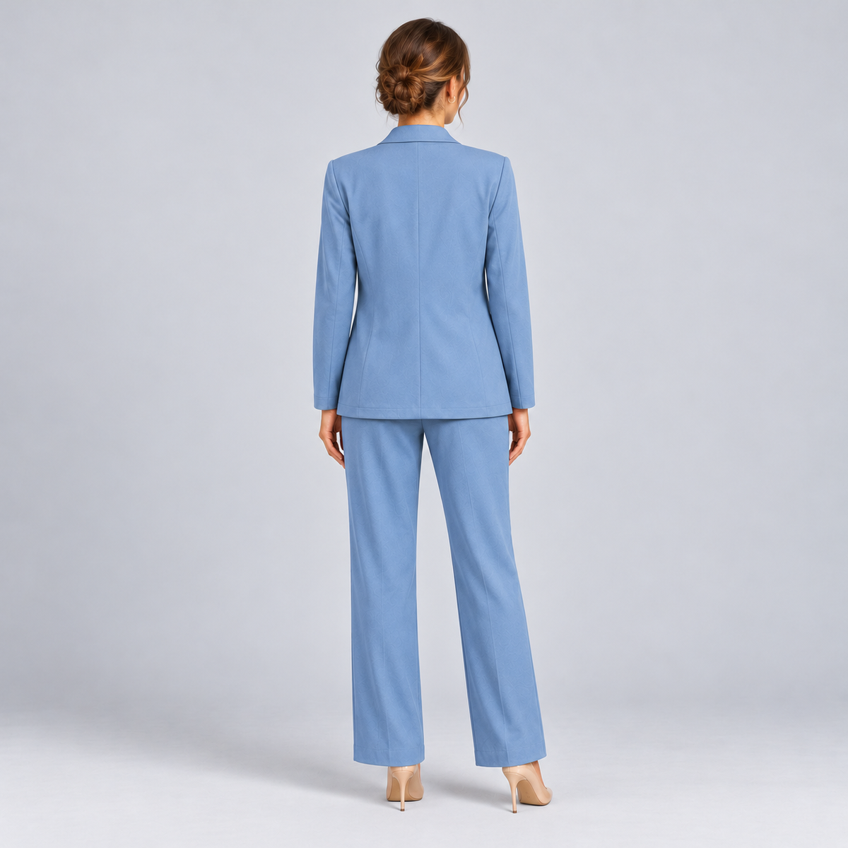 Anika | Women's Tailored Blazer Suit Set – High Waist Pant Suit