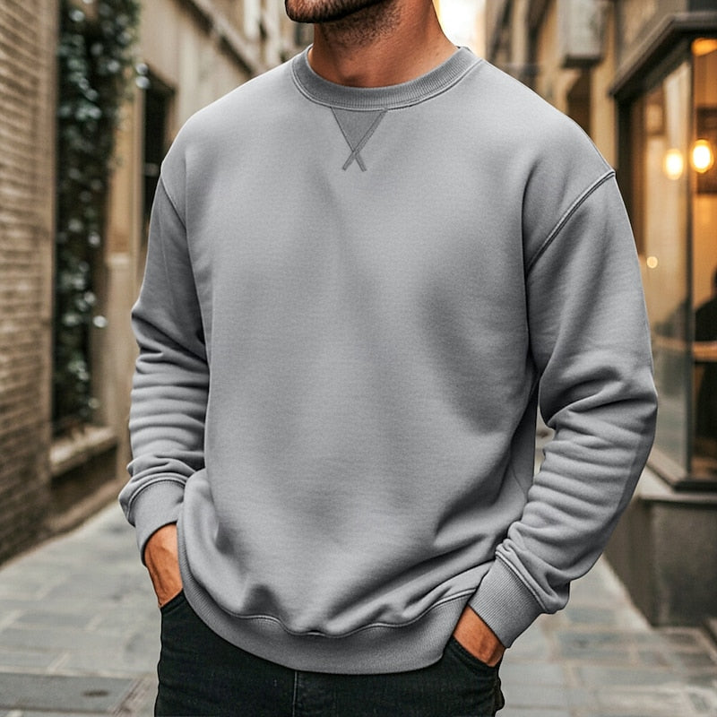 Noah | Men's Soft Classic Sweatshirt – Light Grey