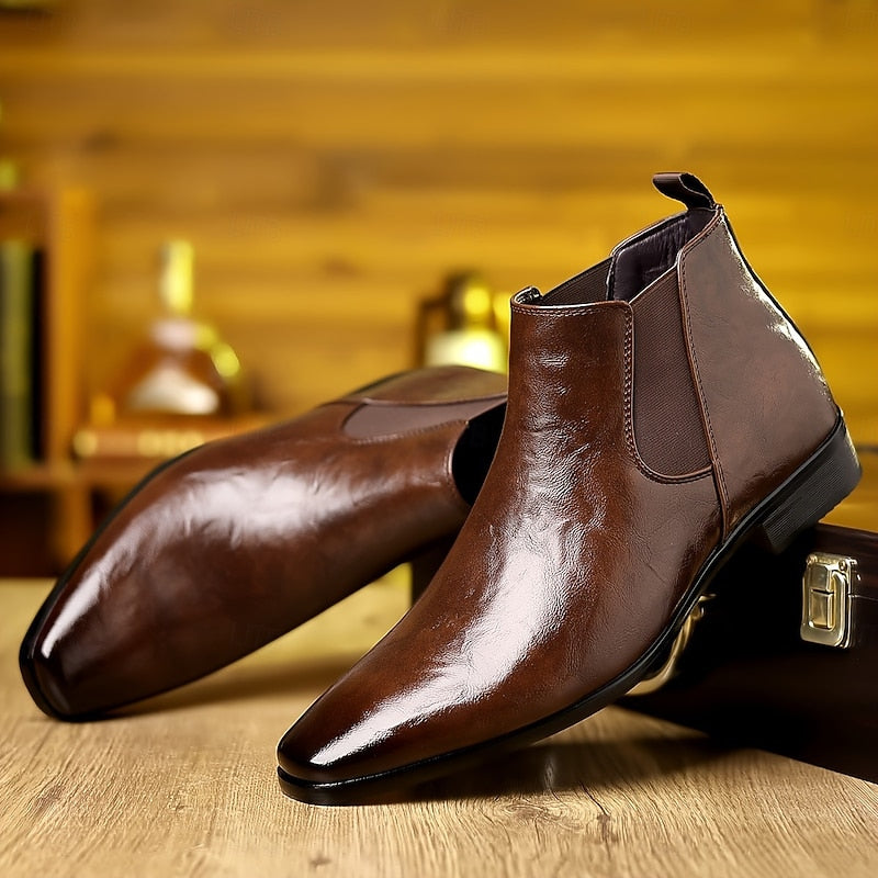 Rex | Men's Sleek Chelsea Boots – Smart Casual Ankle Boots