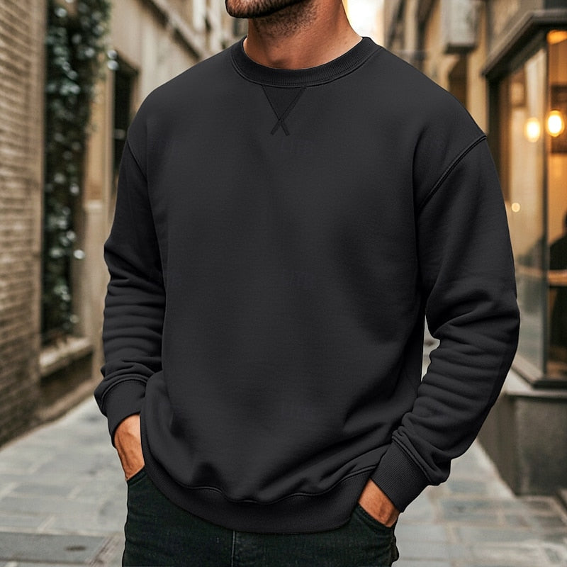 Noah | Men's Soft Classic Sweatshirt – Black