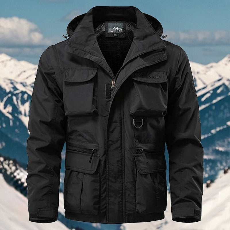 Wyatt | Men's Windproof Winter Jacket – Multi-Pocket Winter Coat