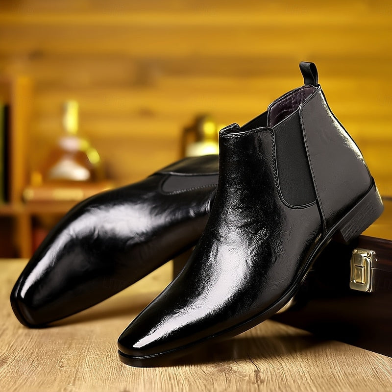 Rex | Men's Sleek Chelsea Boots – Smart Casual Ankle Boots