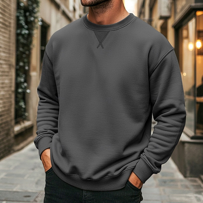 Noah | Men's Soft Classic Sweatshirt – Warm Crew Neck Pullover