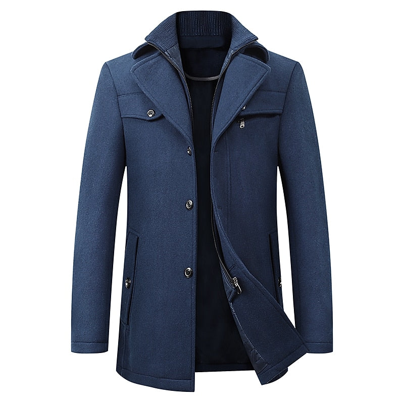 Ryan | Men's Tailored Winter Coat – Classic Business Overcoat