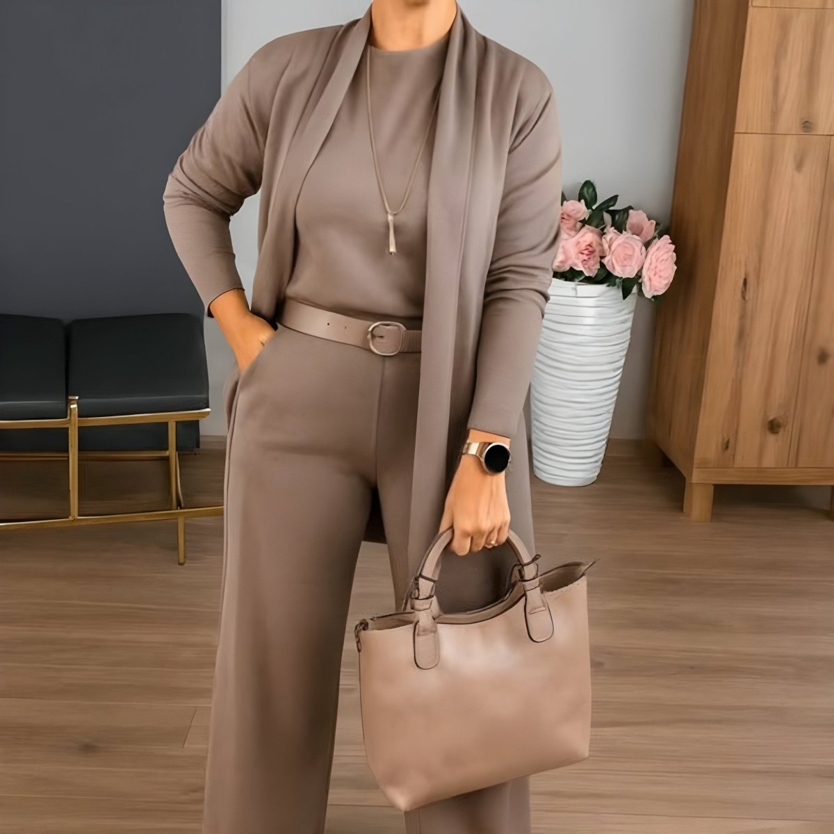Zelda | Women's Three Piece Matching Set – Lounge Set Outfit