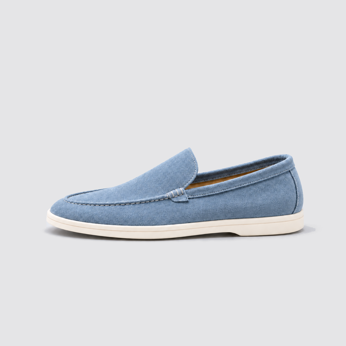 Troy | Men's Lightweight Slip On Dress Shoes – Suede Look Loafers