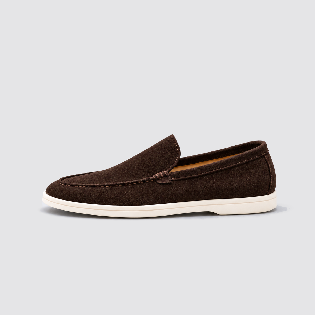 Troy | Men's Lightweight Slip On Dress Shoes – Suede Look Loafers