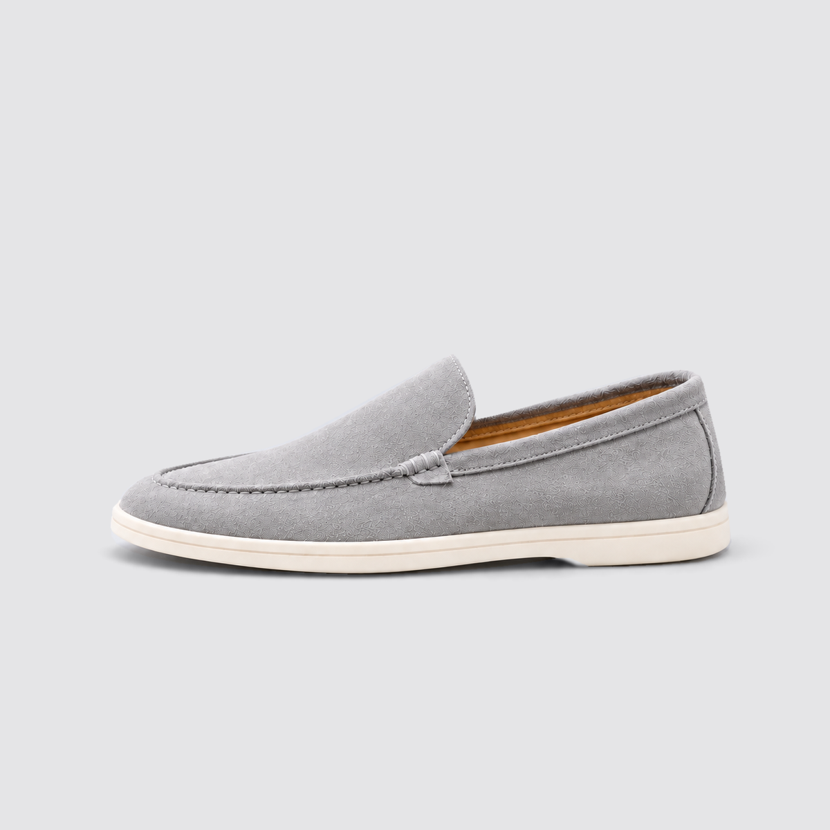 Troy | Men's Lightweight Slip On Dress Shoes – Suede Look Loafers