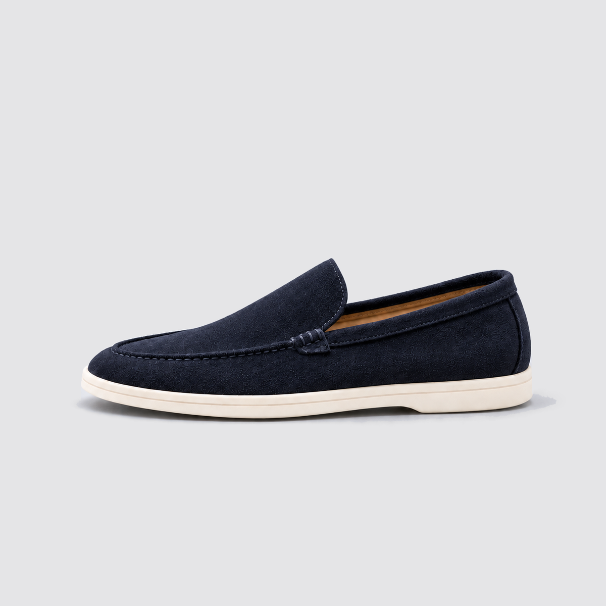Troy | Men's Lightweight Slip On Dress Shoes – Suede Look Loafers