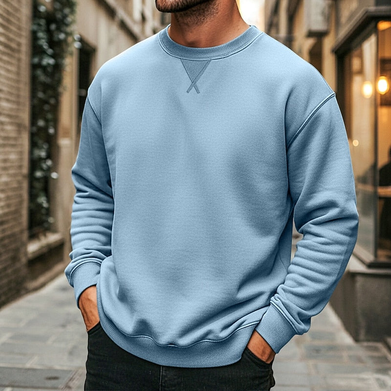 Noah | Men's Soft Classic Sweatshirt – Warm Crew Neck Pullover